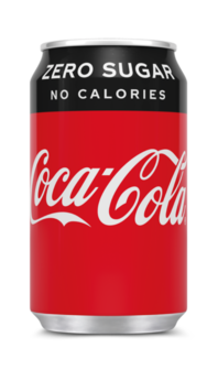 Coca-Cola Zero blik tray DEENS 24x0,33L