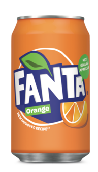 Fanta Orange blik tray DEENS 24x0,33L