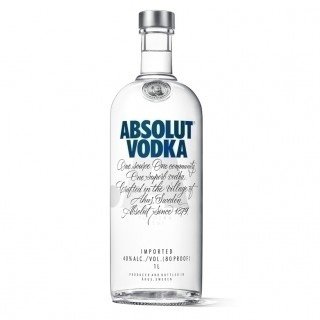 Absolut Vodka Blue fles 1,00L