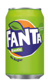 Fanta Exotic blik tray DEENS 24x0,33L