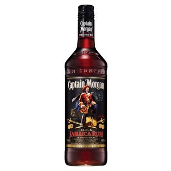Captain Morgan Black Jamaican Rum fles 0,70L