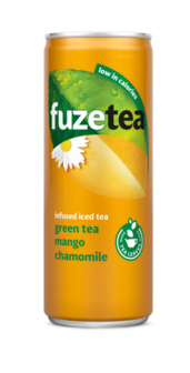 Fuze Tea Can Green Mango Chamomile 24x25cl