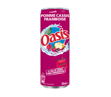 Oasis Appel Cassis Framboos blik 4x6x33cl